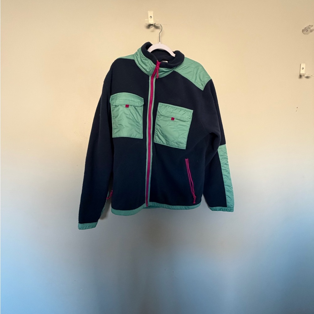 The North Face Navy and Mint Jacket